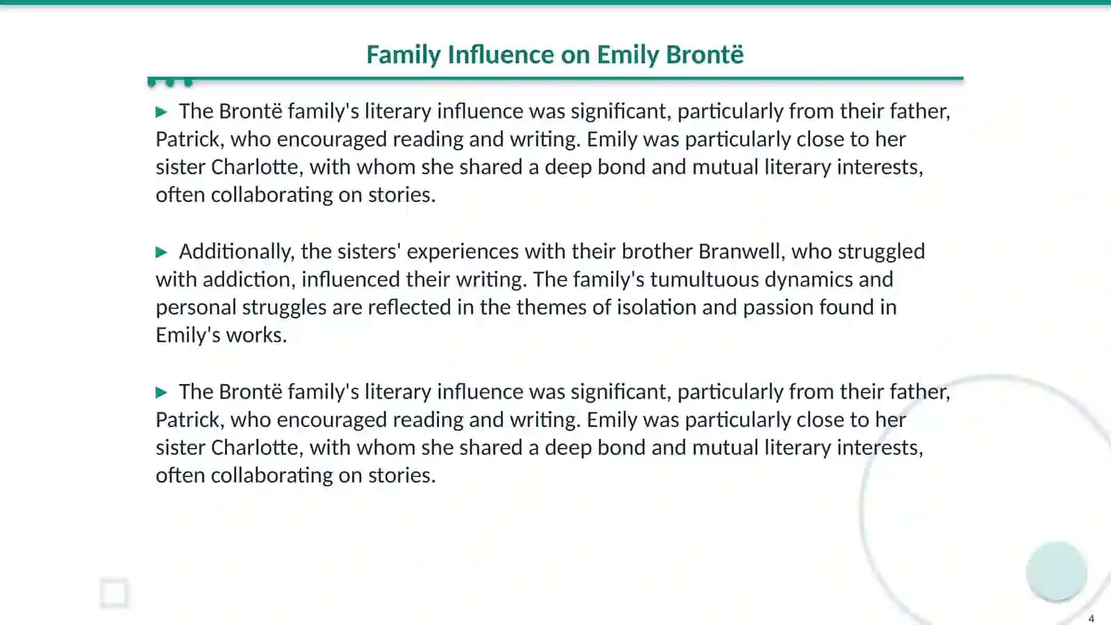 Emily Brontë 4