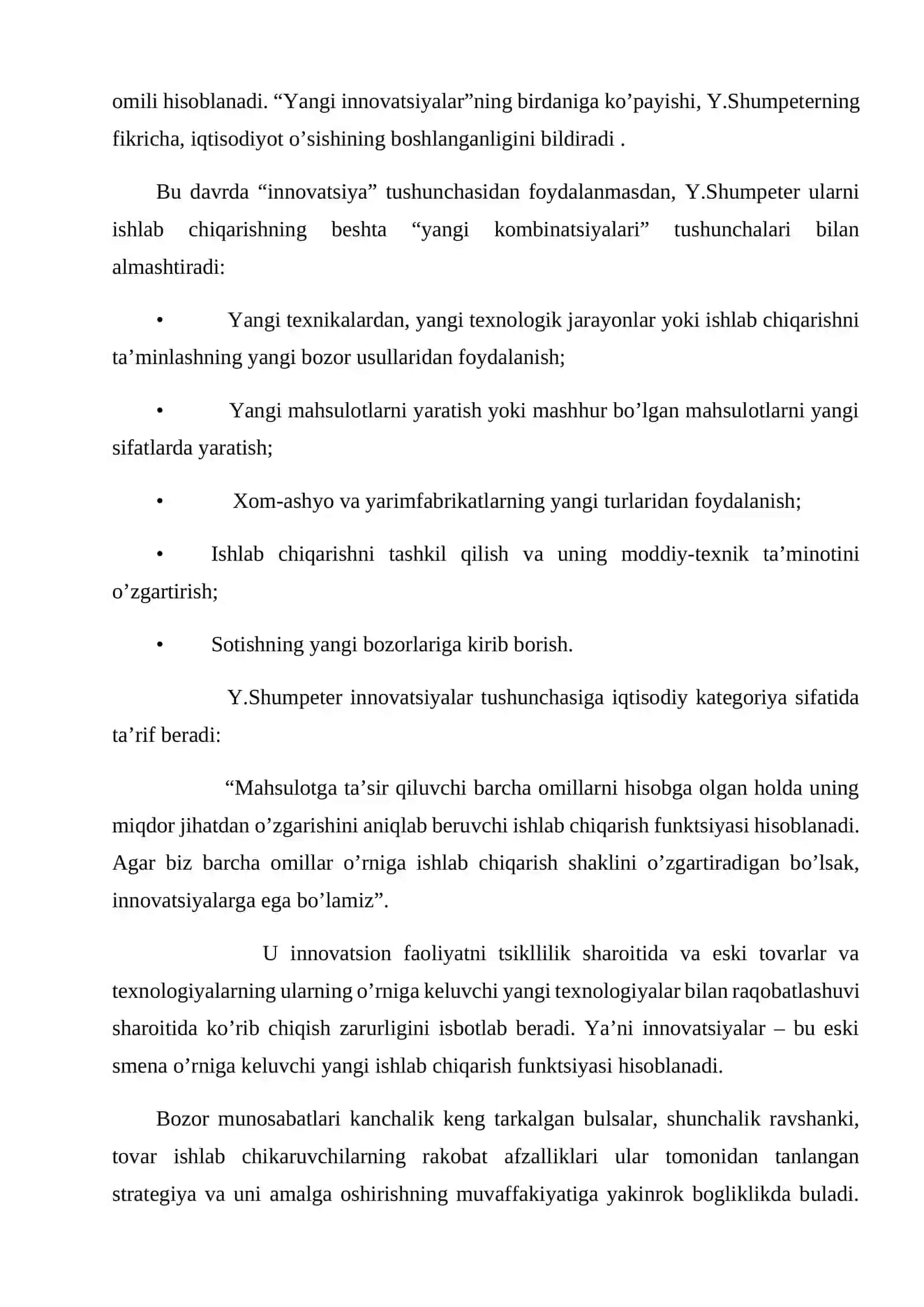 Ishlab chiqarishda innovatsiyaning portfel tahlili 4