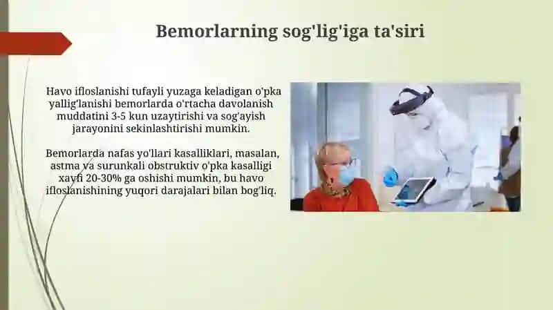 Antropogen kimyoviy ifloslanishning baholash usullari 4