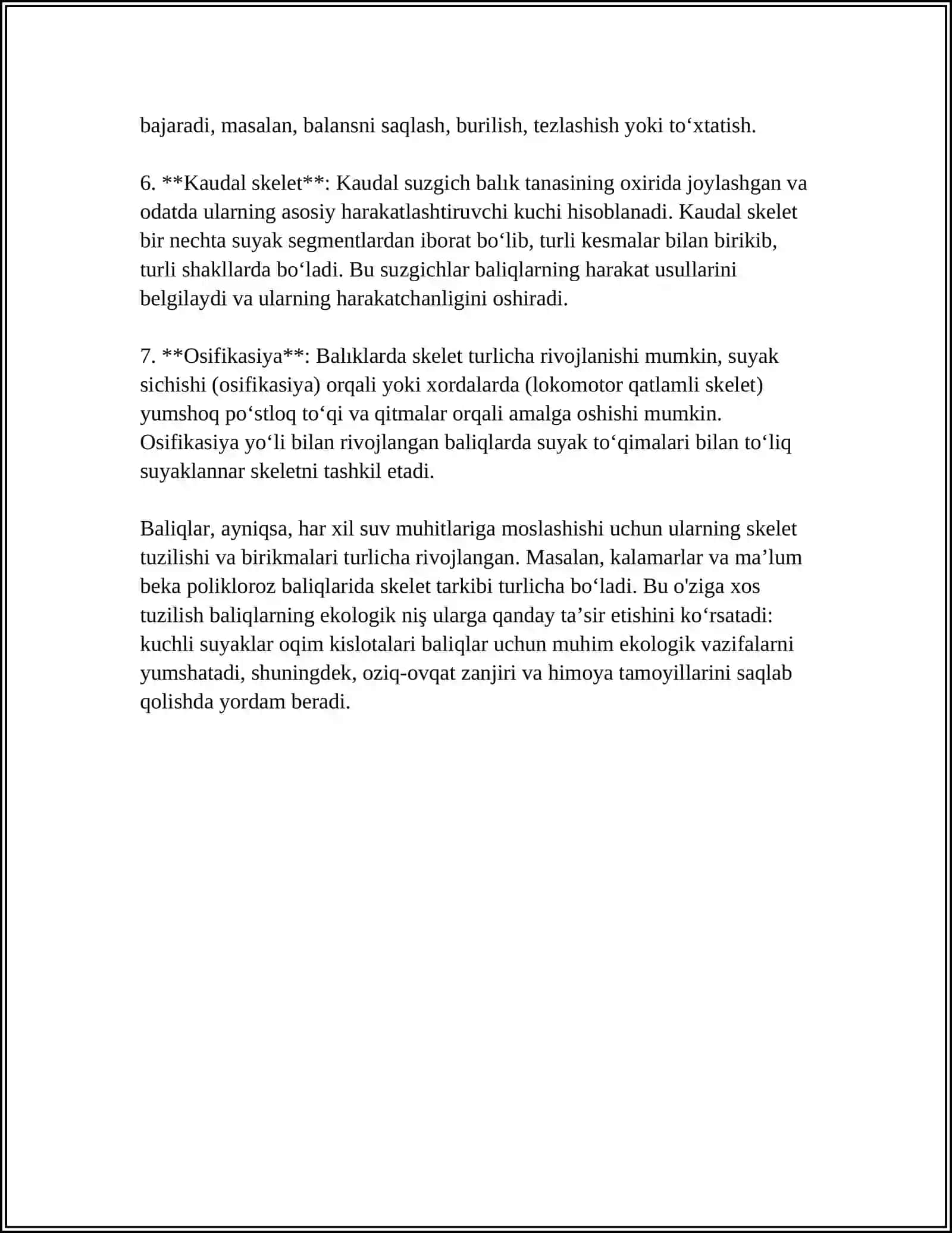BALIQ SKELETI TUSHUNTIRISH 4