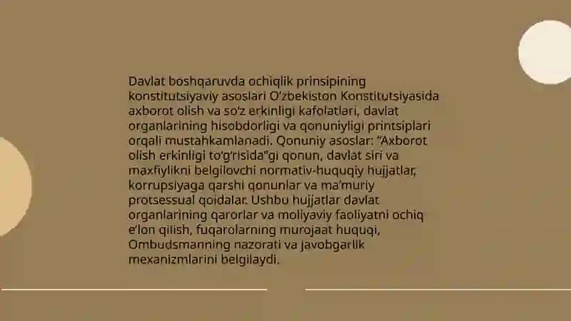 Davlat boshqaruvda ochiqlik prinsipi 4