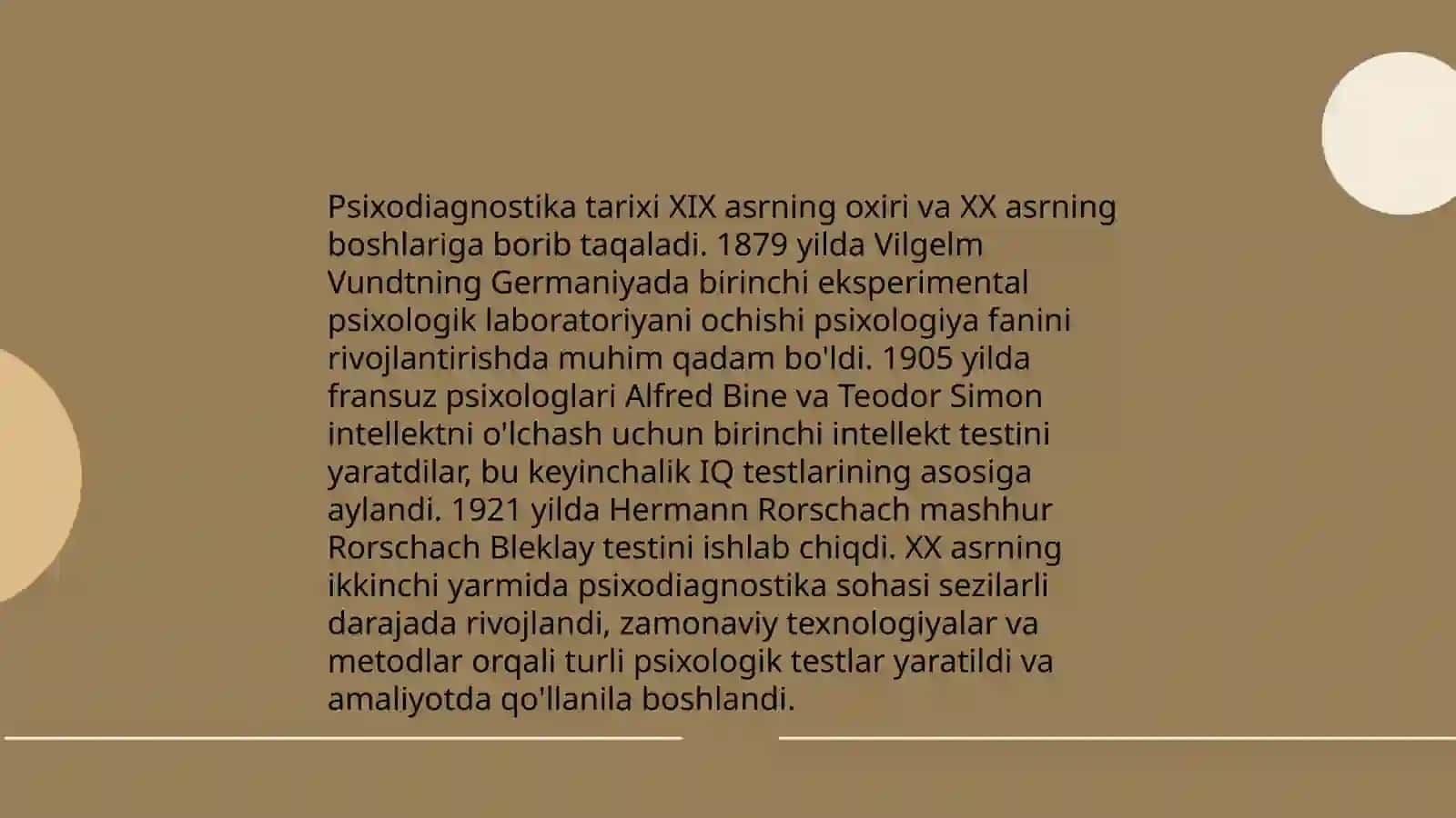 Psixodiagnostika faninig paydo bolishi 4