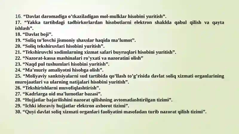 Mavzu:Soliq axborot tizimidan foydalanish 4