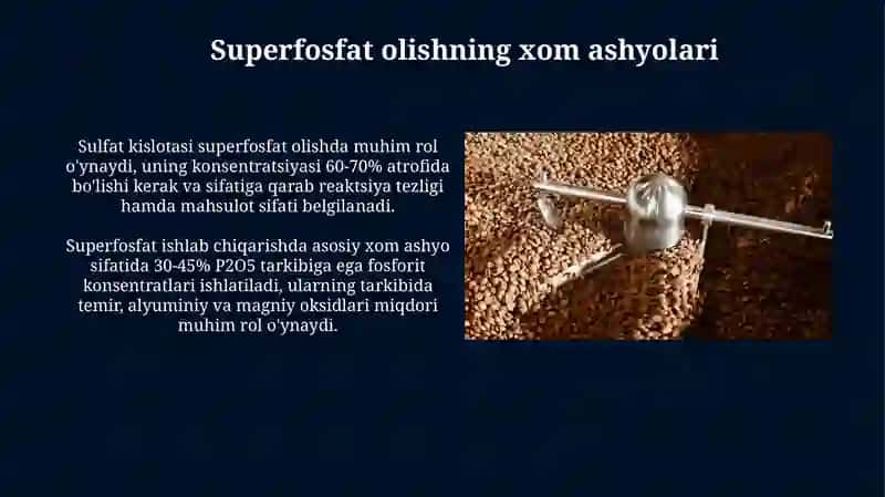 Superfosfatning saqlash sharoitlari 4