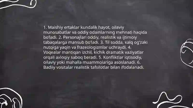 Maishiy ertaklar va ularning tahlili 4