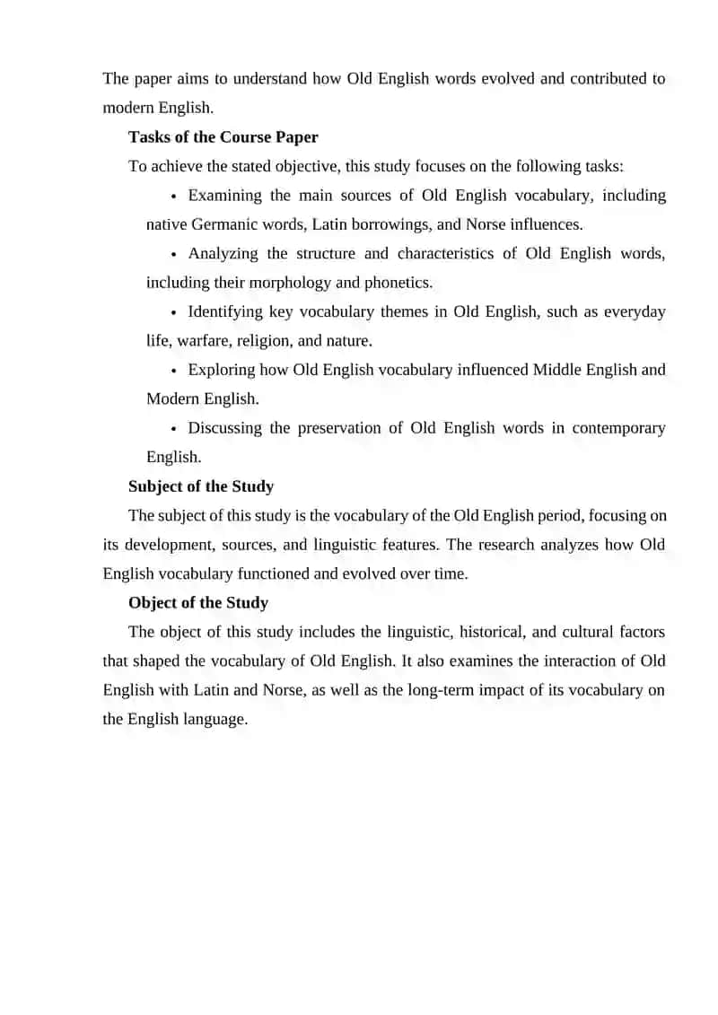 Old English Translation Vocabulary 4