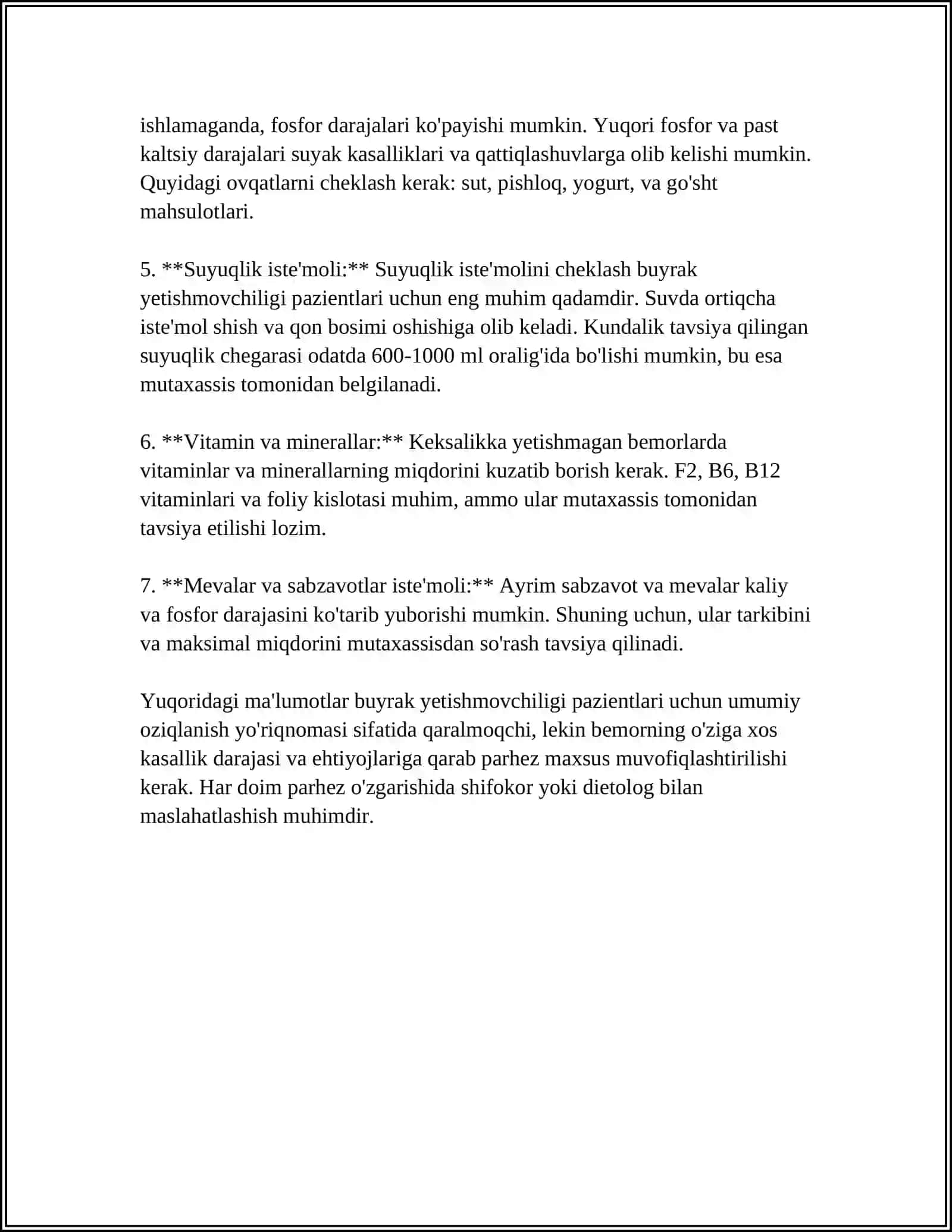 O’TKIR VA SURUNKALI BUYRAK YETISHMOVCHILIGI 4
