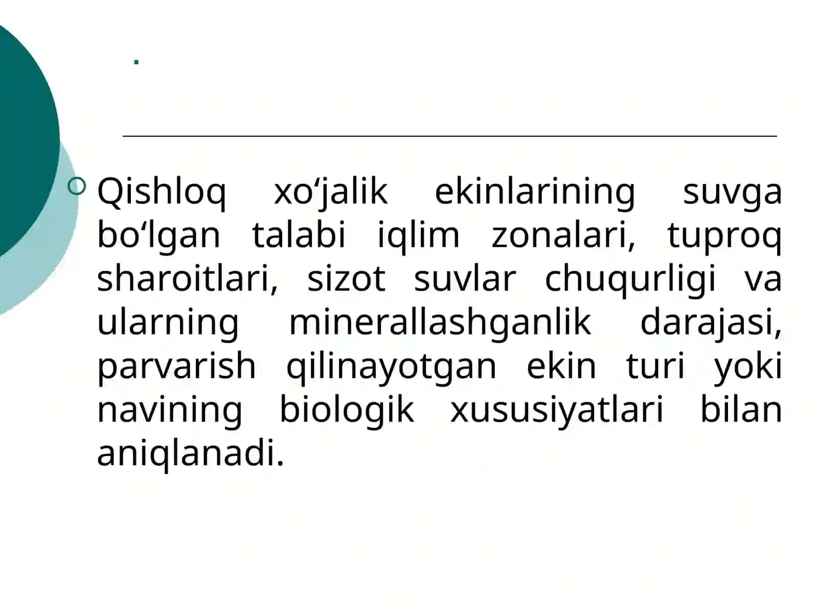 Sug‘orish usullari va texnikalari 4