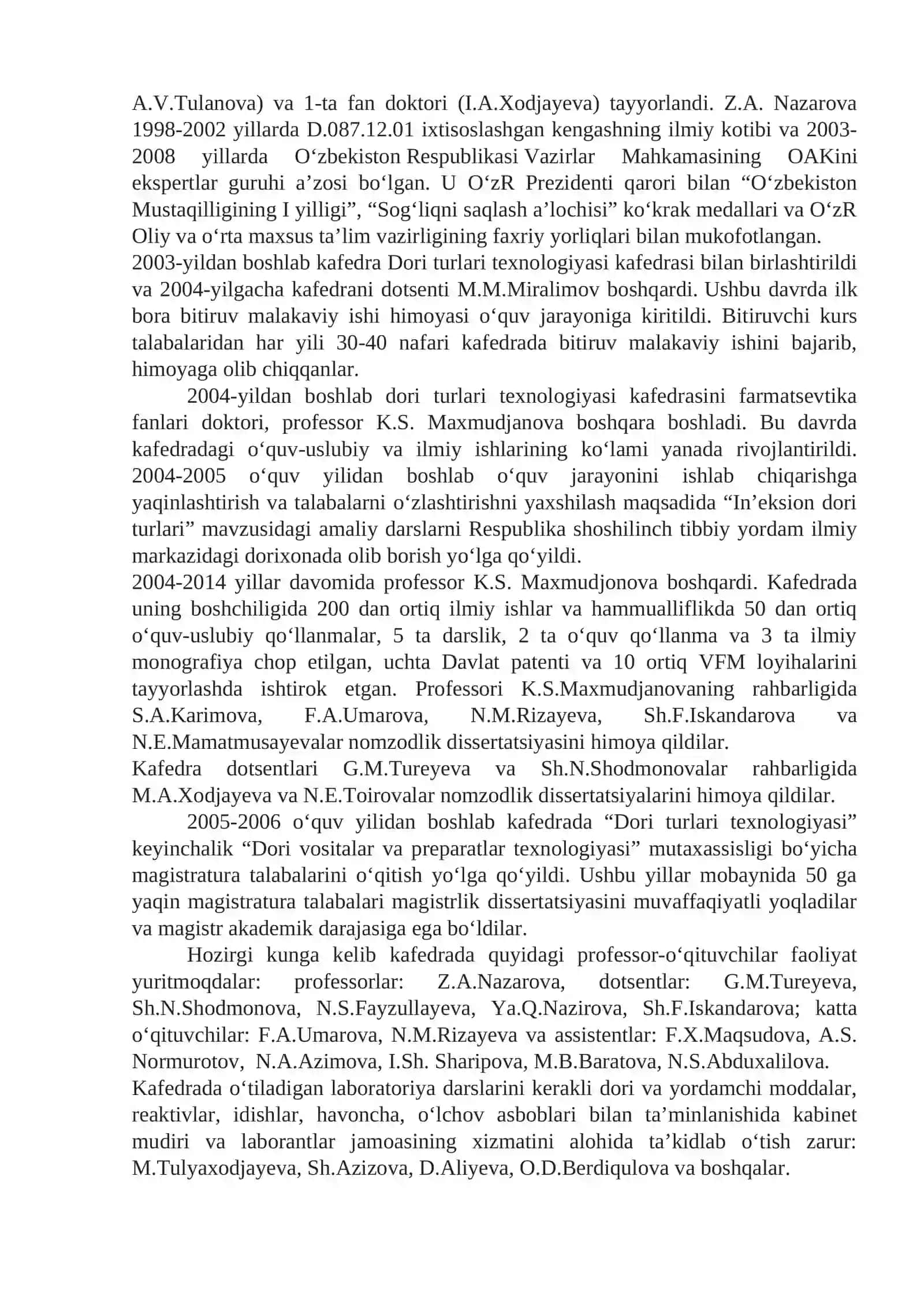 Farmatsevtik texnologiya moduli 4