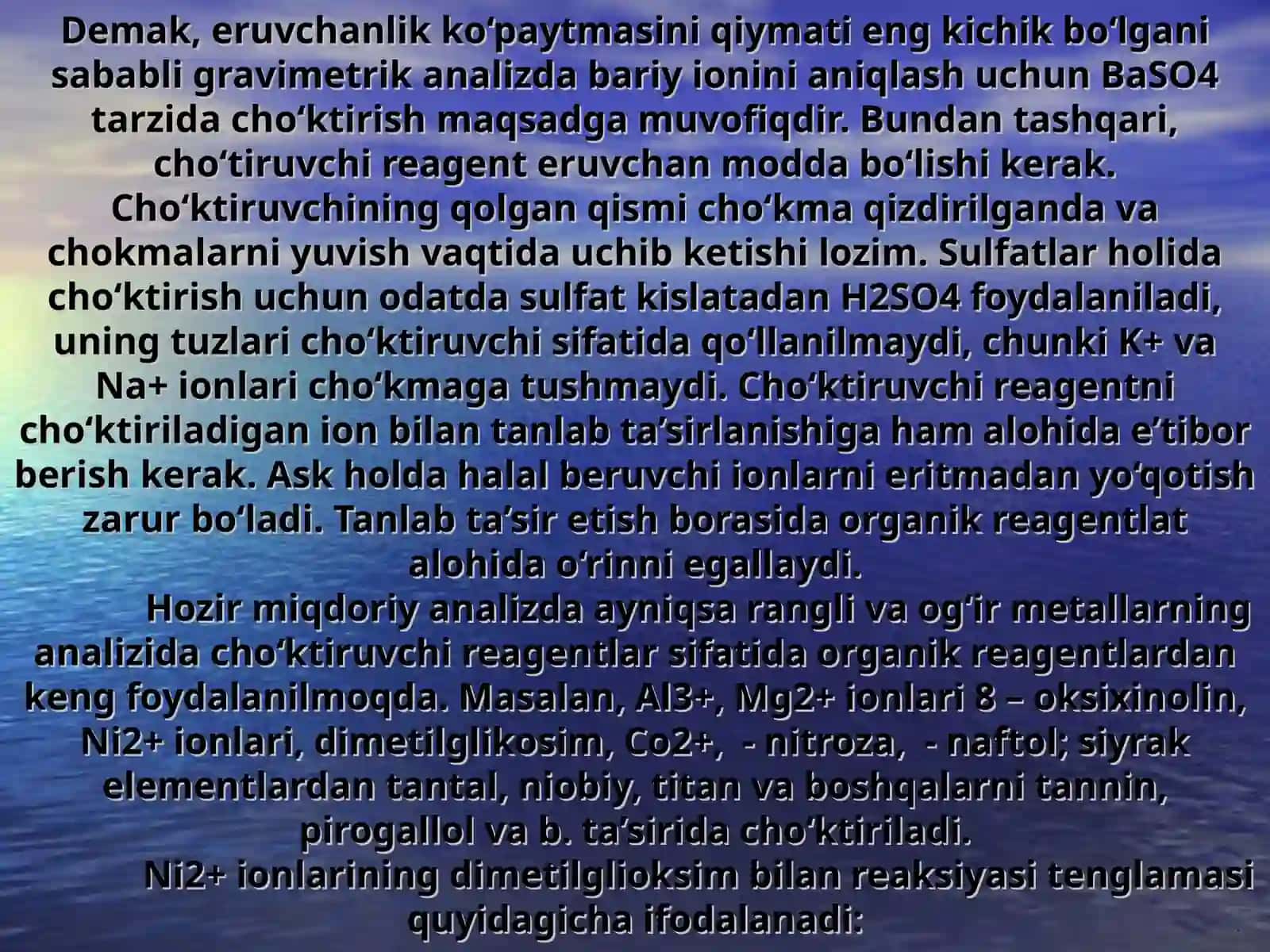 CHO‘KTIRISH ASOSLARI 4