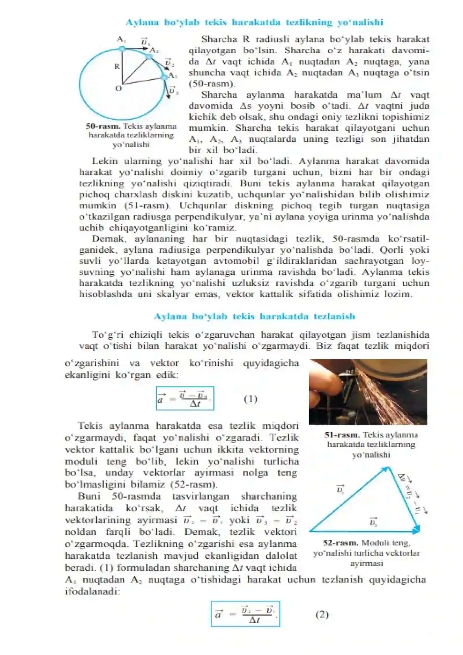 Burchak tezlik va tezlanish 4