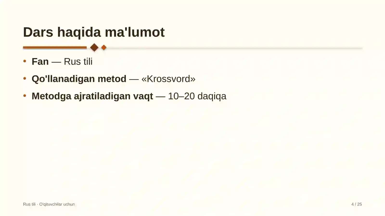rus tili darslarida krossvord metodidan foydalanish 7931 4
