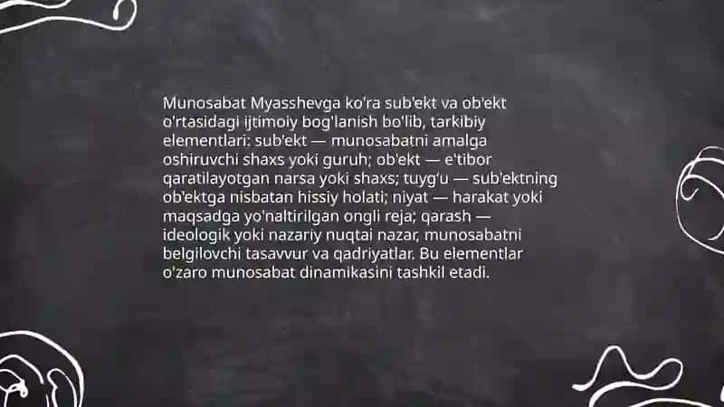 V.N.Myasshevning munosabatlar nazariyasi 4