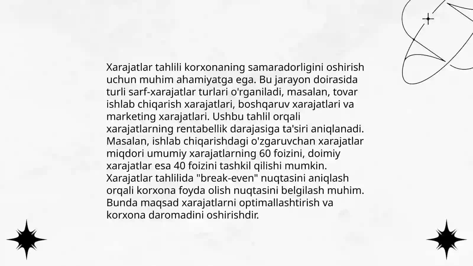 Ishlab chiqarishning umumiy va provard natijalari 4