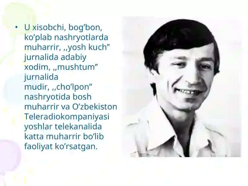 Anvar Obidjon hayoti va ijodi 4