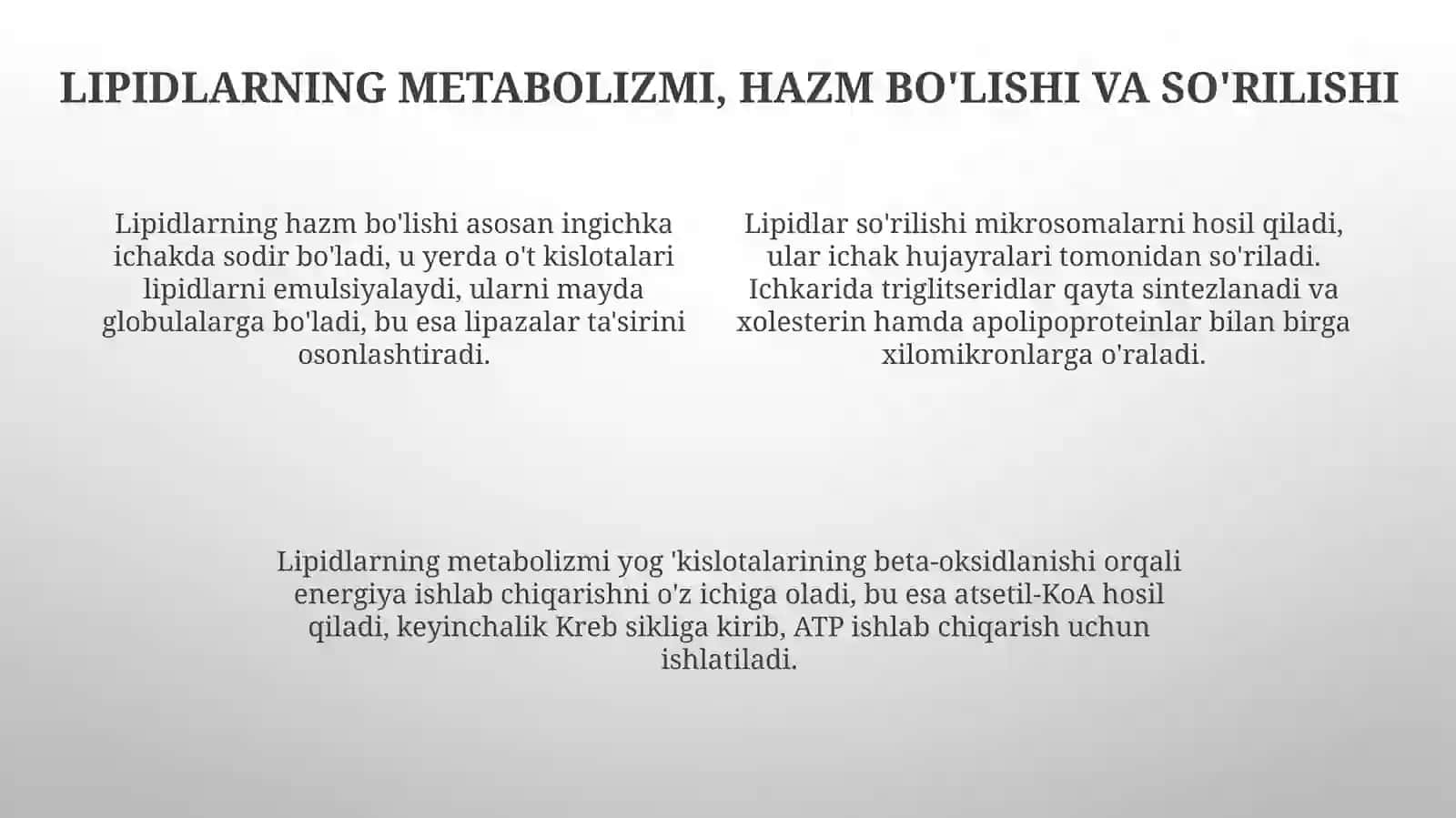Udlevodlar va Lipidlar 4
