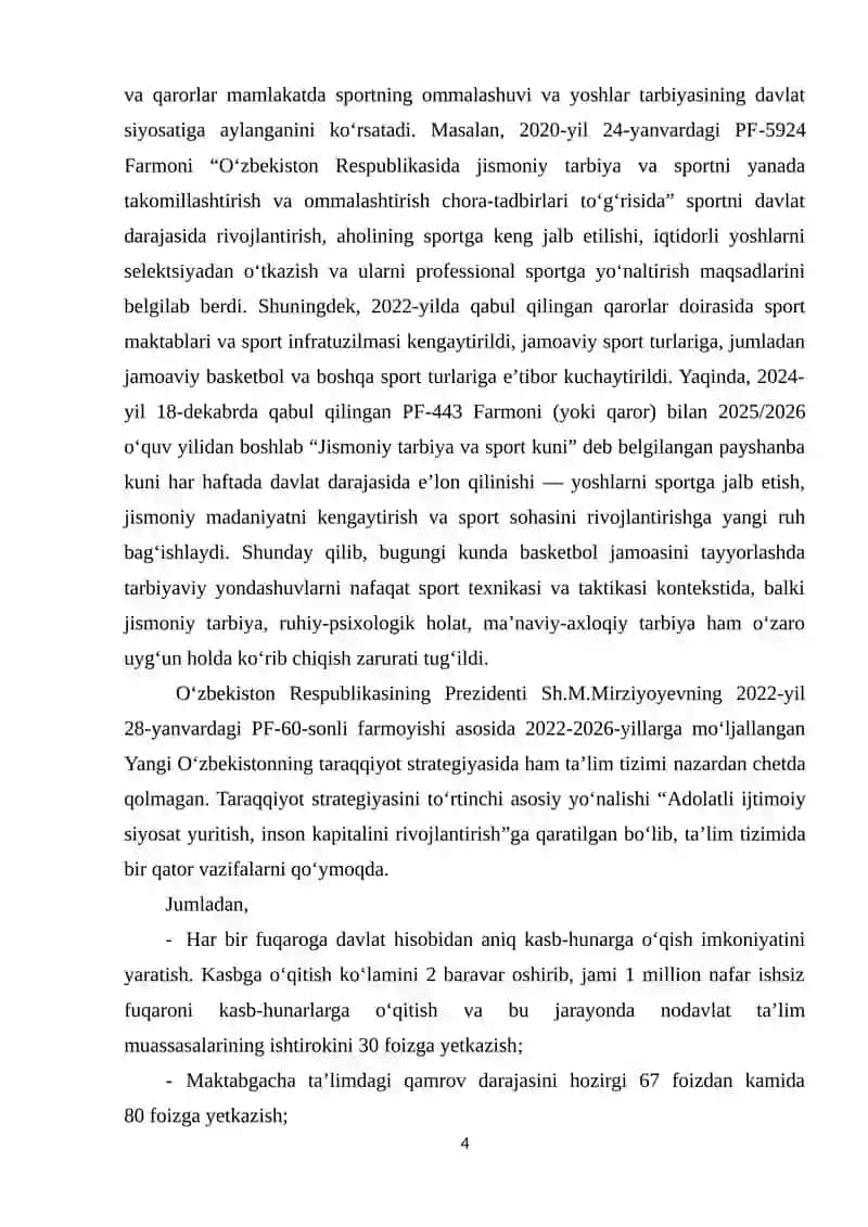 BASKETBOL JAMOASINI TAYYORLASHDA TARBIYAVIY JARAYONLAR 4