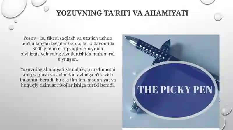 Yozuv va uning turlari 4