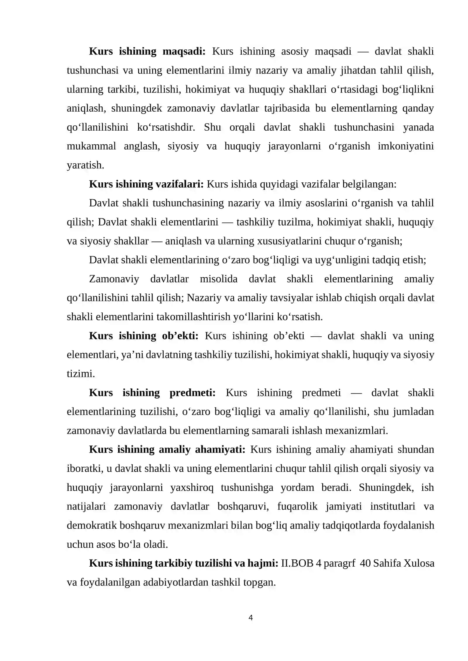 DAVLAT SHAKLI TUSHUNCHASI VA UNING ELEMENTLARI 4