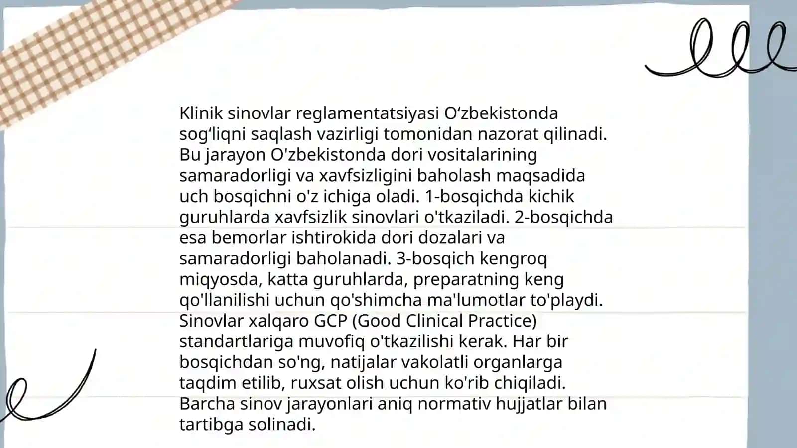 Klinik sinovlarni davlat nazorati tizimi 4