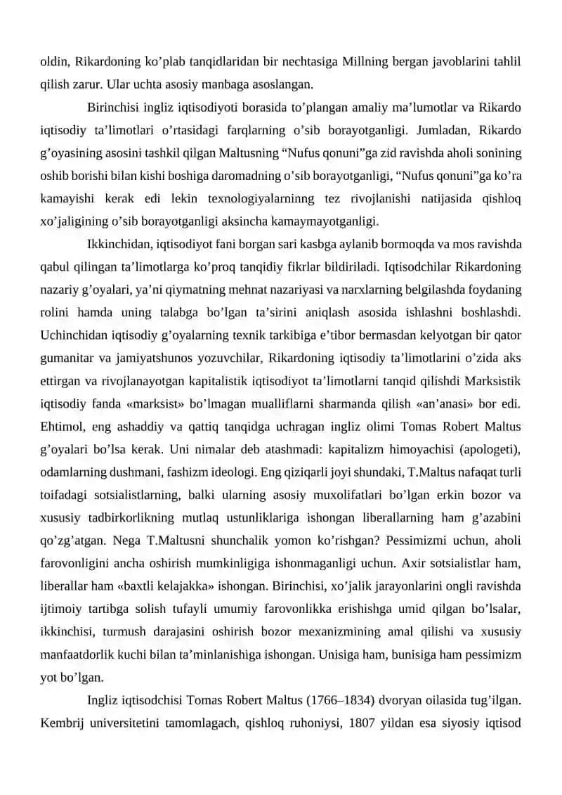 J.S. Millning iqtisodiy qarashlari 4