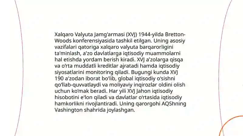 Xalqaro Valyuta Jamg'armasi 4