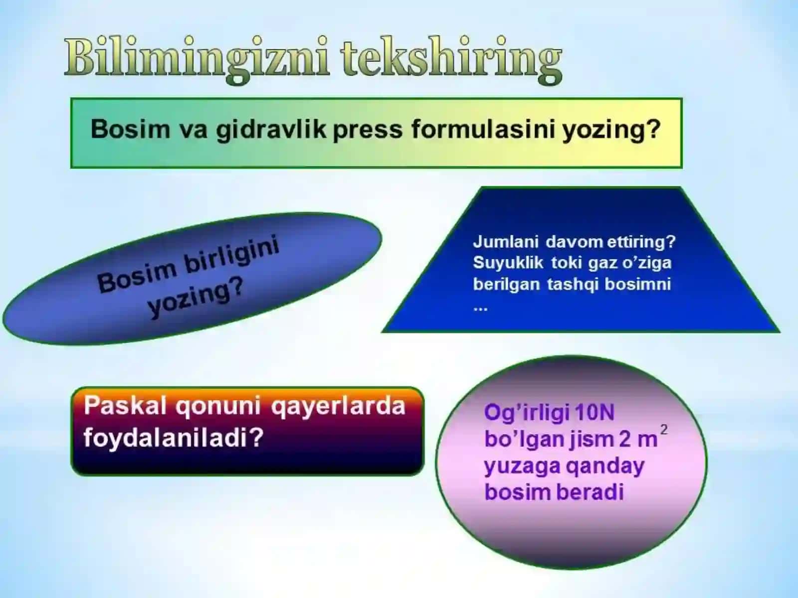 “BOSIM VA UNING BIRLIKLARI” MAVZUSIDAGI TAQDIMOTI 4
