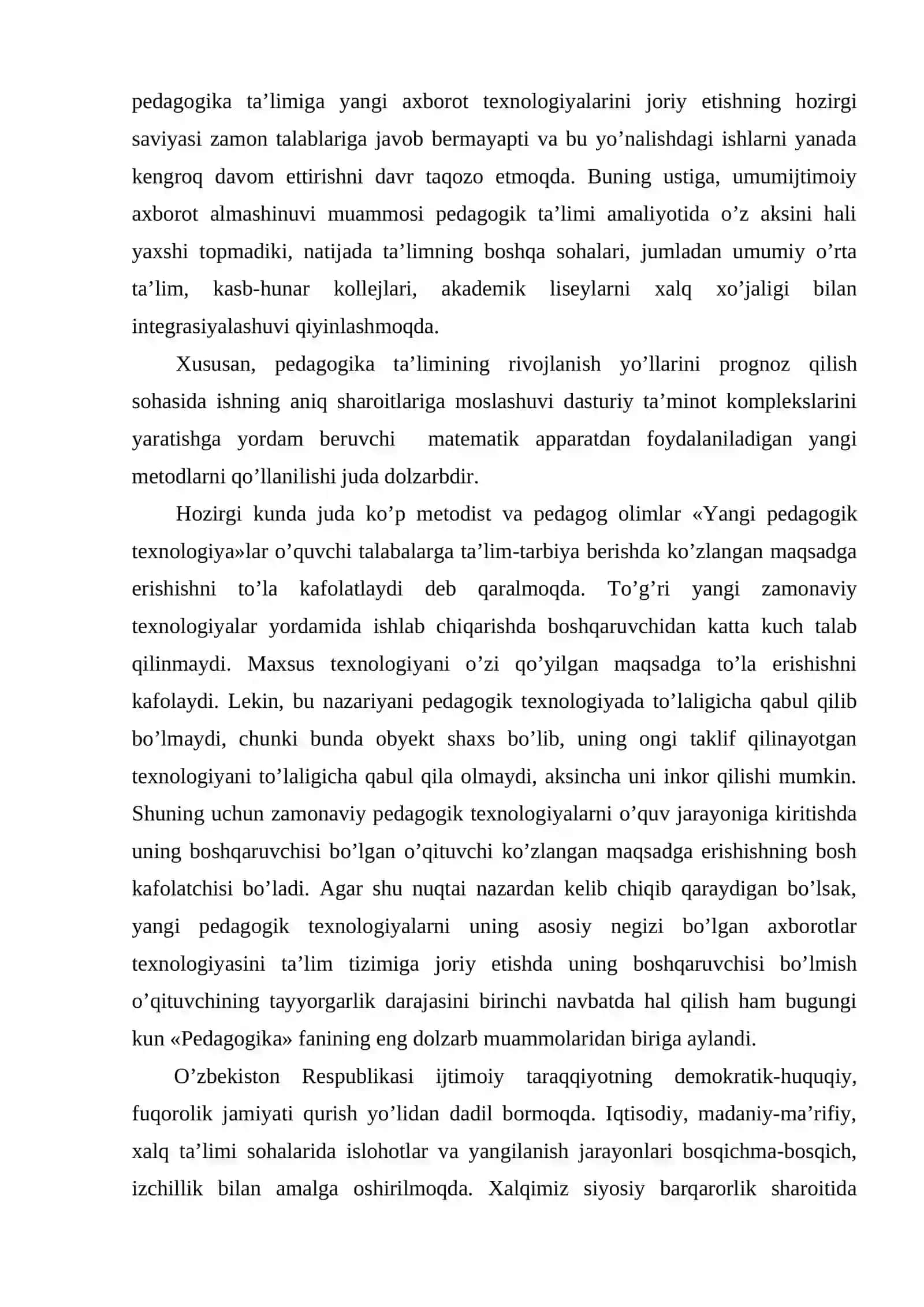 Ta’lim tizimini tubdan isloh qilishni belgilovchi xujjatlar 4