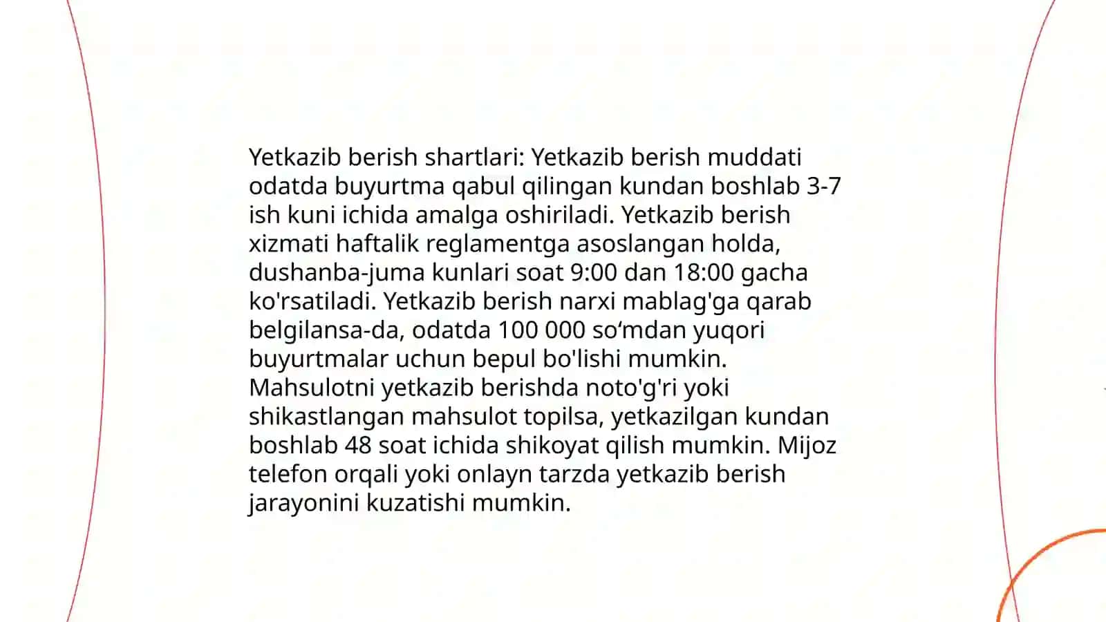 Mahsulot yetkazib berish shartnomasi 4