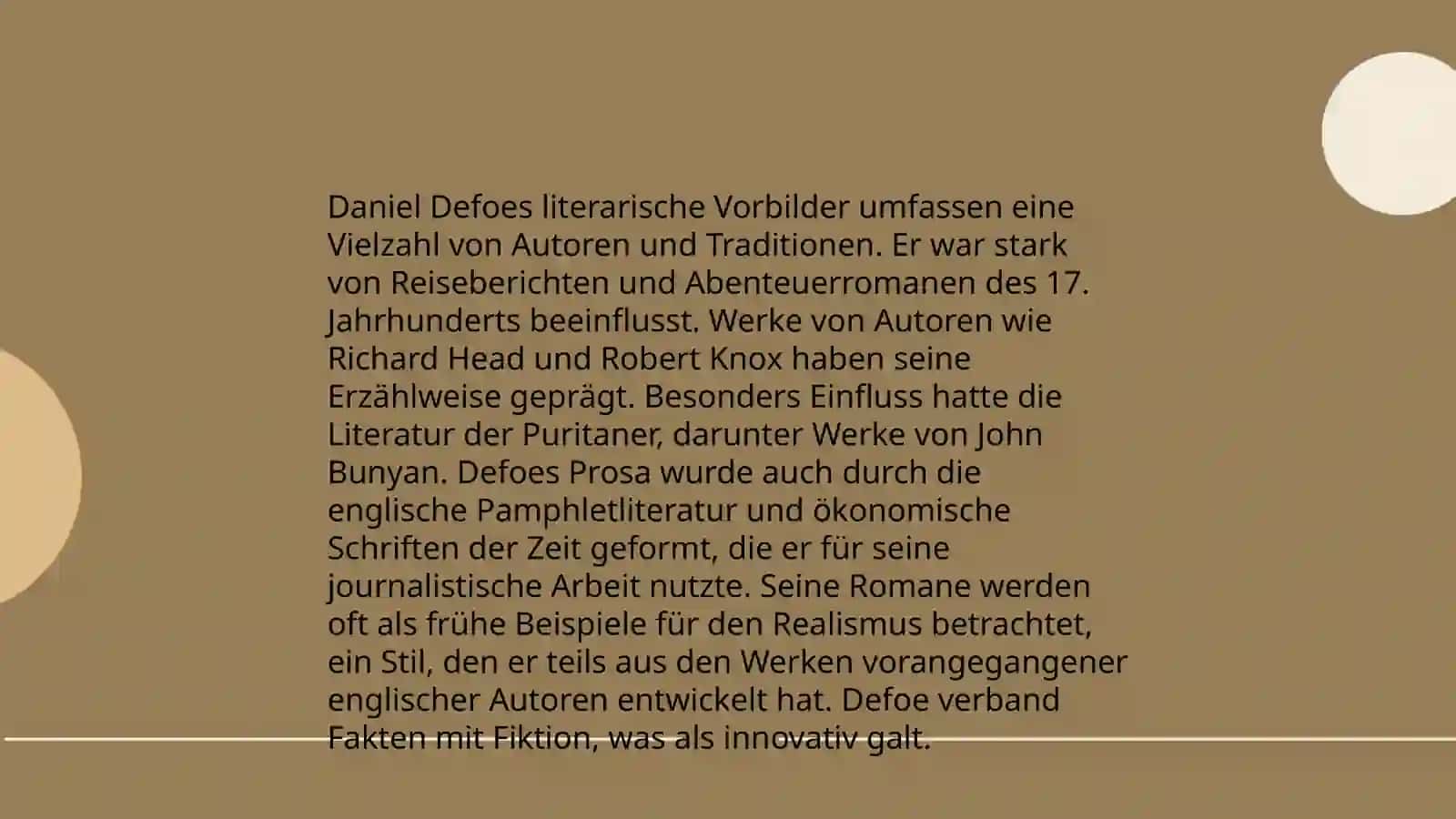 Daniel Defo und sein werk,, Robinson Kruso 4
