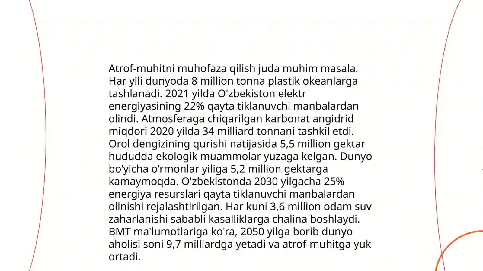 Diqqatga ekologik yondashuv 4