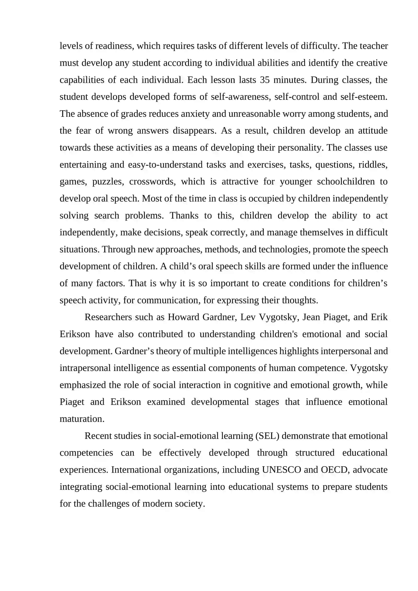 FORMING EMOTIONAL INTELLIGENCE OF PRIMARY SCHOOL STUDENTS THROUGH EXTRACURRICULAR ACTIVITIES 4