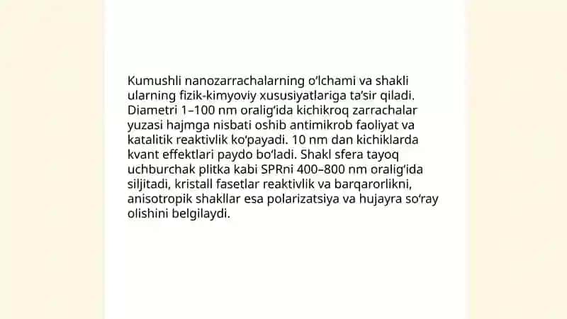 Kumushli nanozarrachalar 4