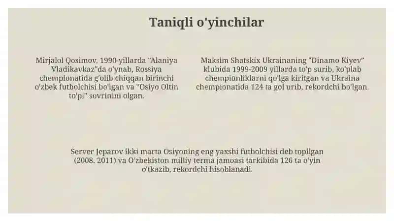 O'zbekistona fudbol yulduzlari 4
