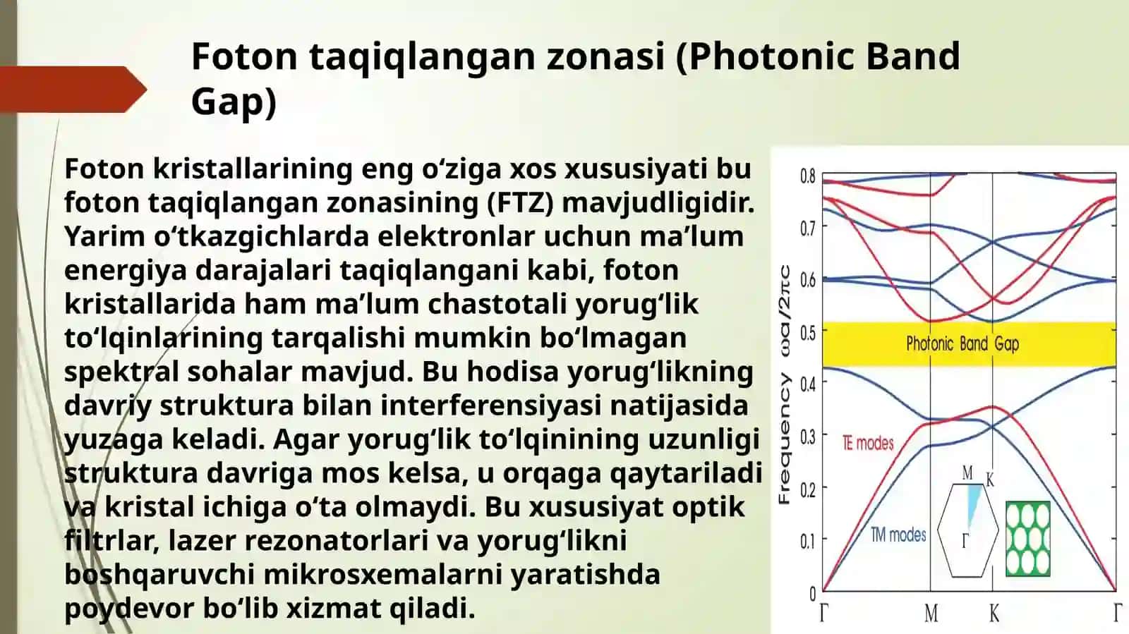 Nanostrukturalarning, jumladan foton kristallarining optik xususiyatlarini oʻrganish usullari 4