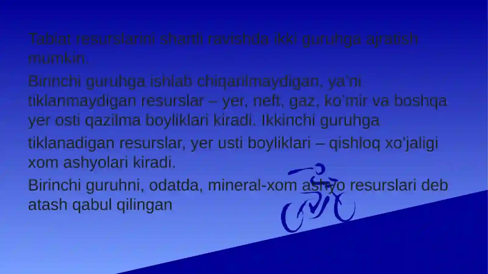 Mintaqalar tabiiy-resurs salohiyati. 4
