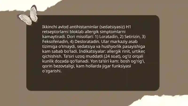 Antihistamin dorilar 4