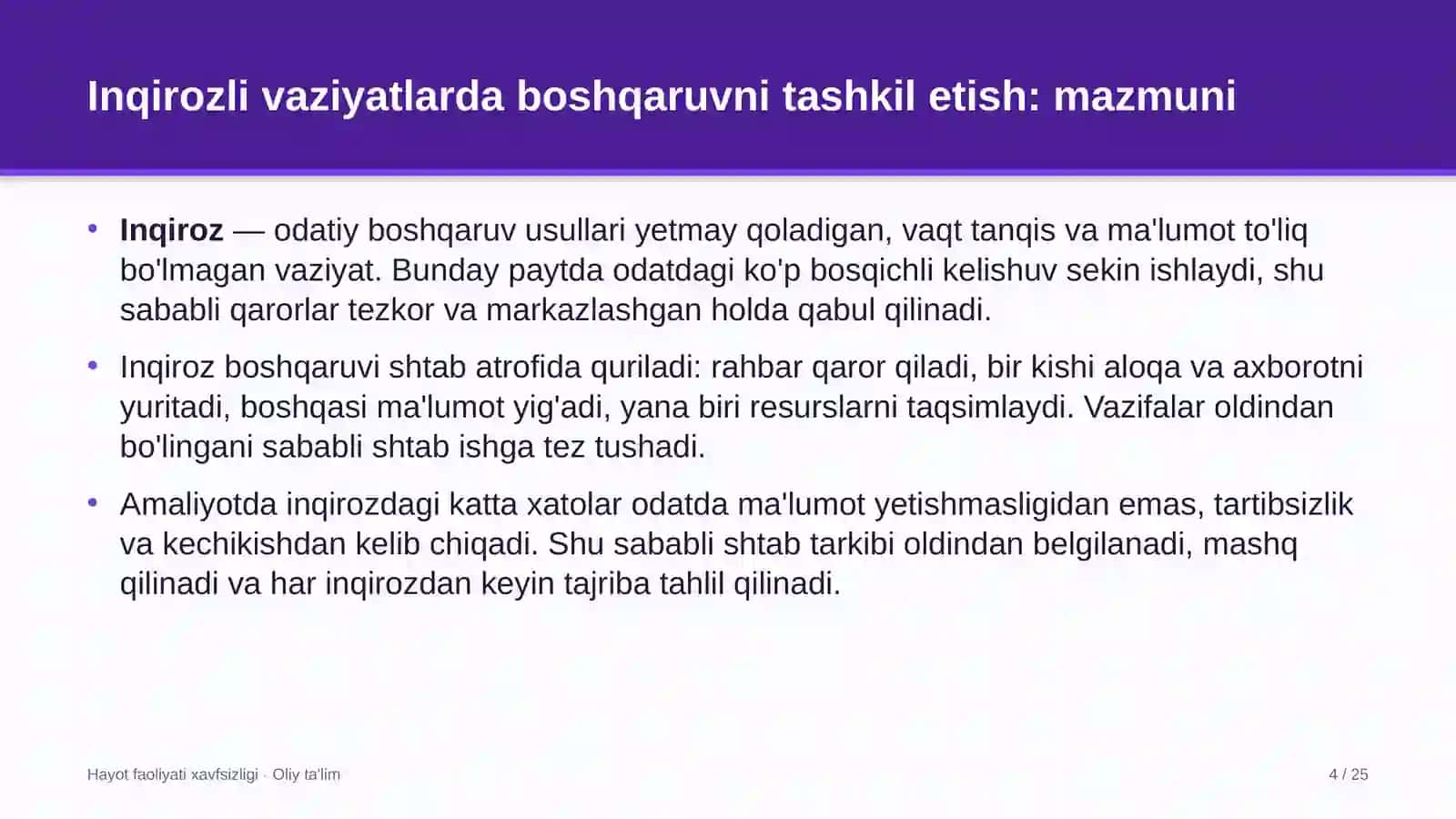 rieltorlik agentliklarida inqirozli vaziyatlarda boshqaruvni tashkil etish 9378 4