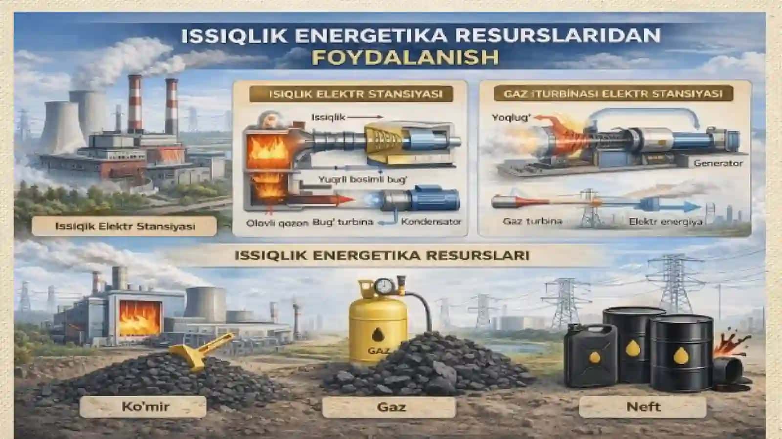 Issiqlik energetika resurslaridan foydalanish 4
