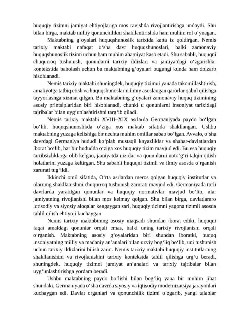 Nemis tarixiy maktabi va uning uziga xos xususiyatlari 4