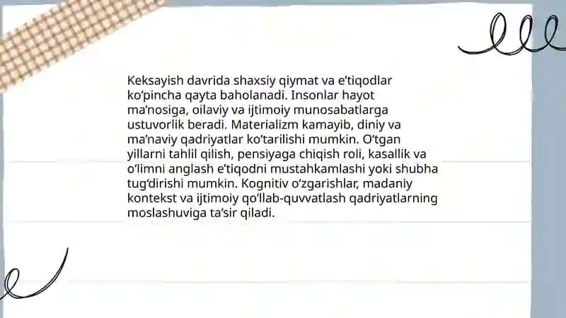 Munavvarning rivojlanish psixologiyasi 4