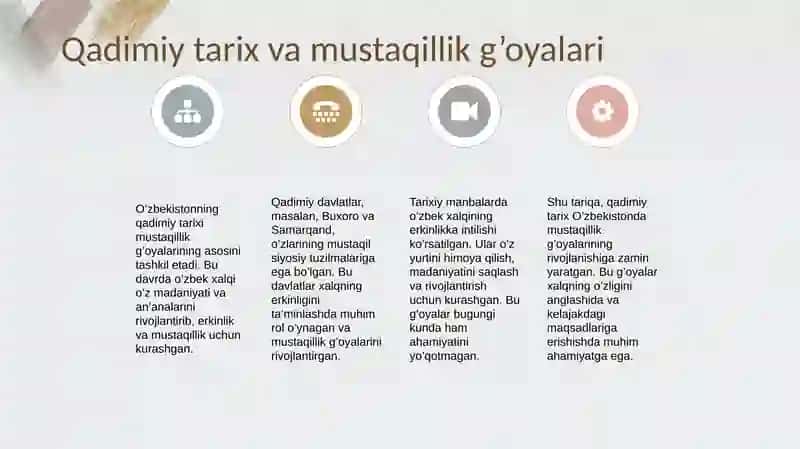 O’zbekistonda mustaqillik g’oyalarining tarixiy asoslari 4