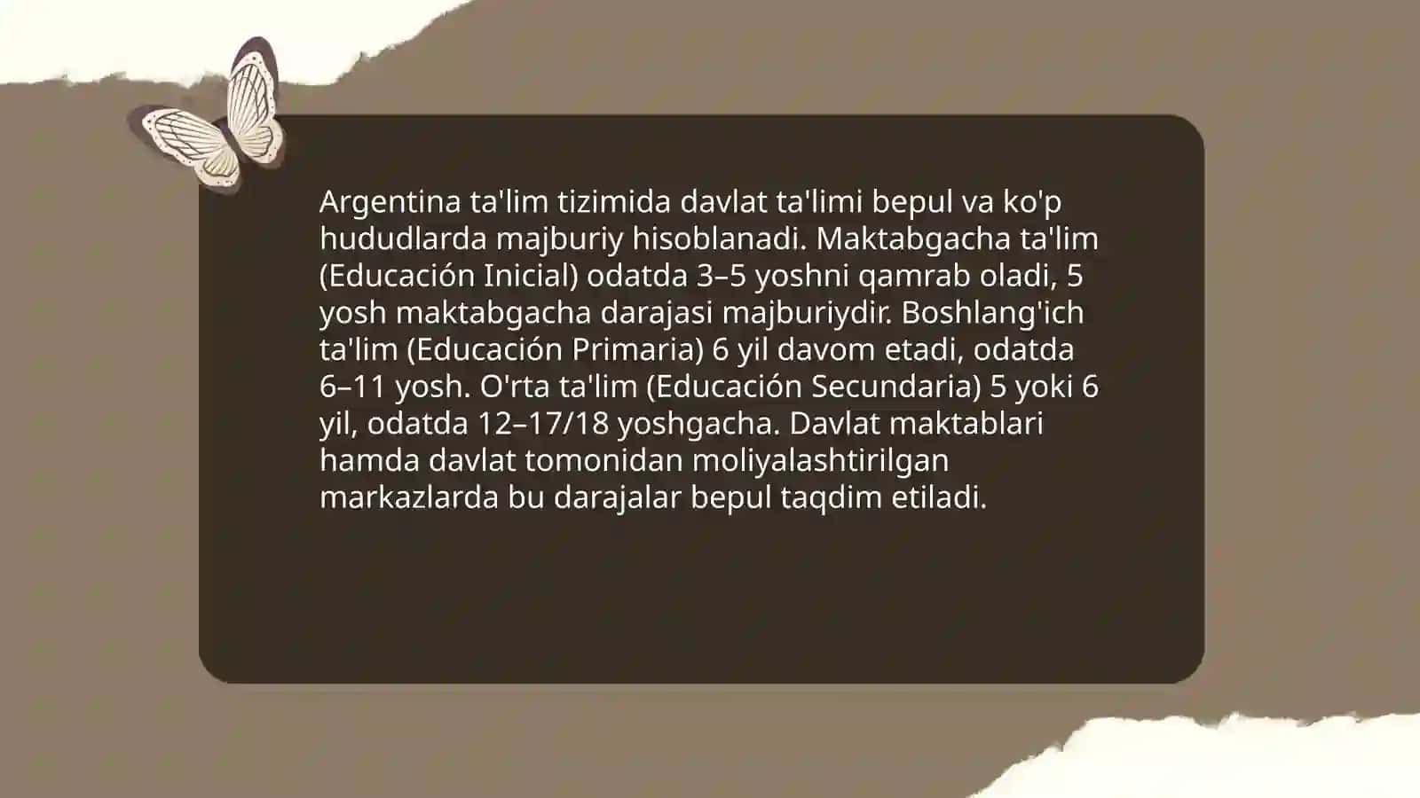 Argentina ta'lim tizimi 4