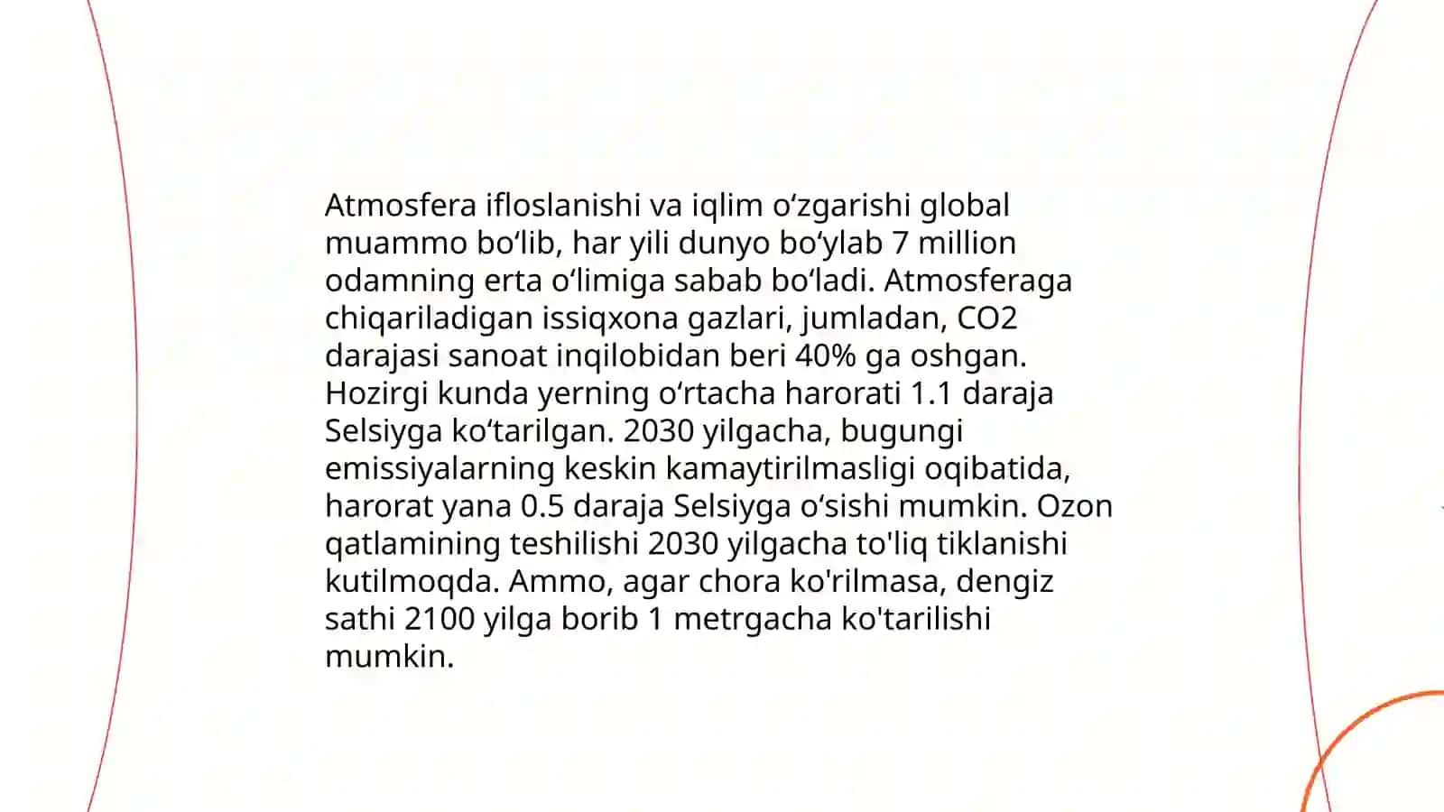 Iqlim o'zgarishi 4