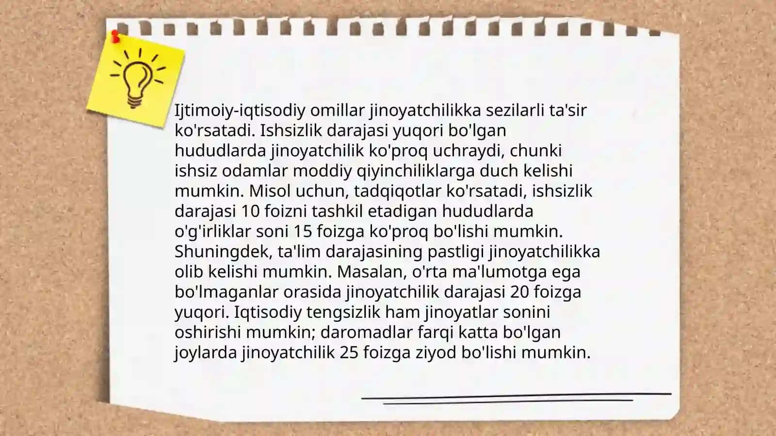 Jinoyatchilik sabablari 4