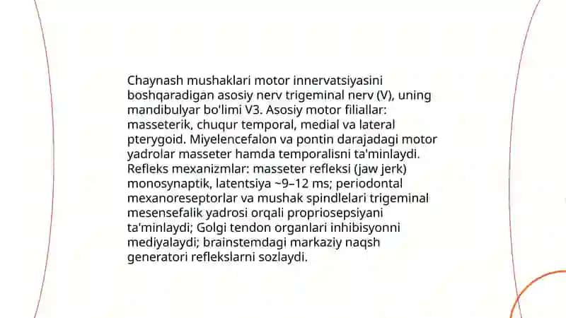 Chaynash mushaklarini ishi va kuchi 4