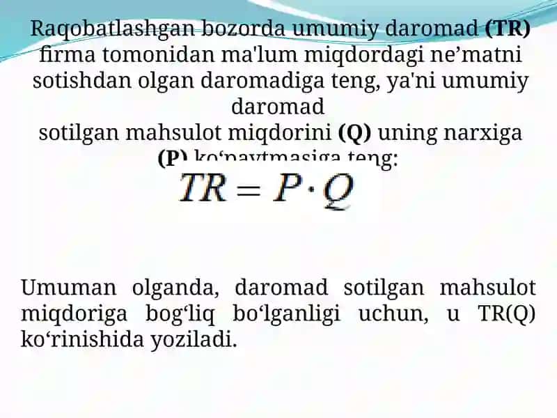 Mukammal Raqobatlashgan bozor 4