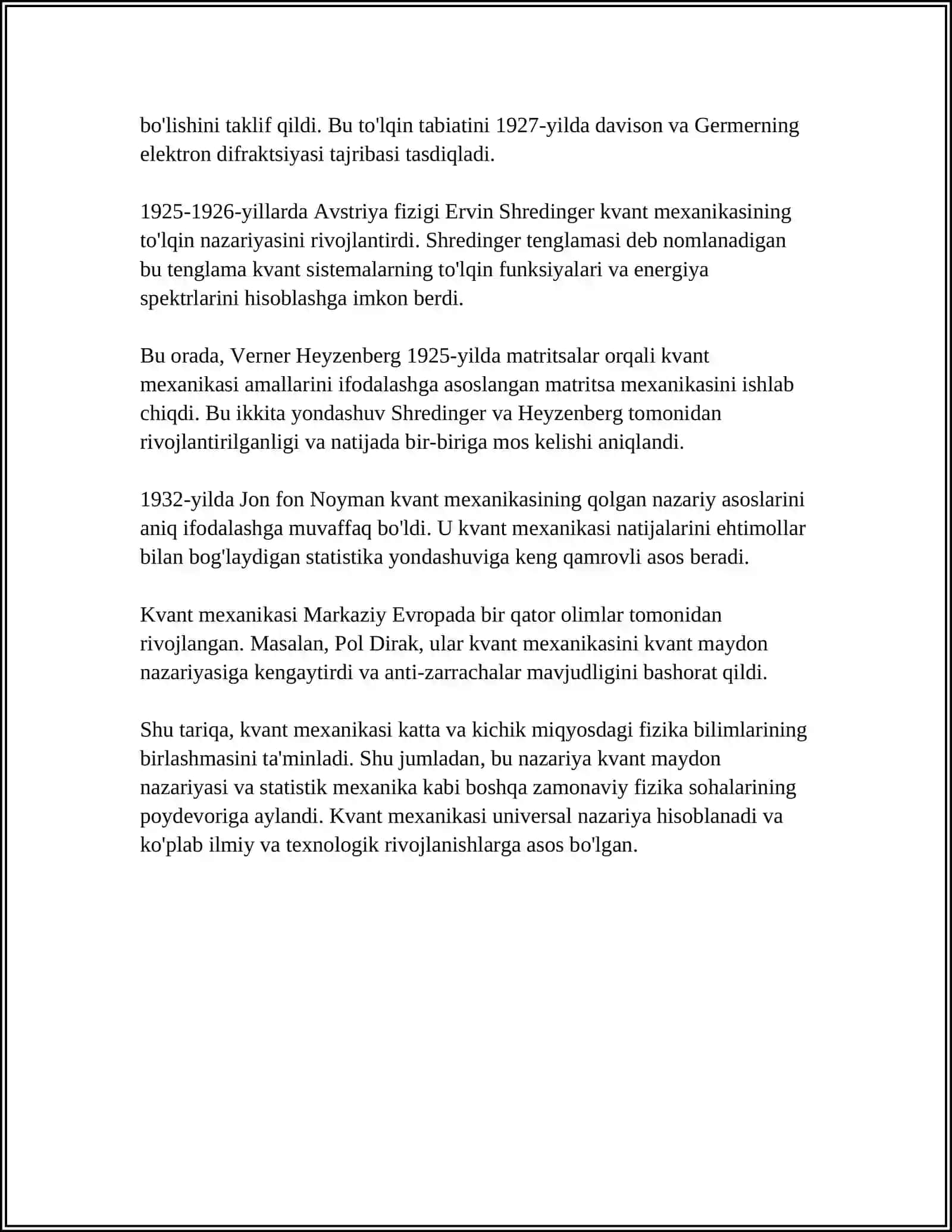 KVANT MEXANIKASI VA UNING TARIXI 4