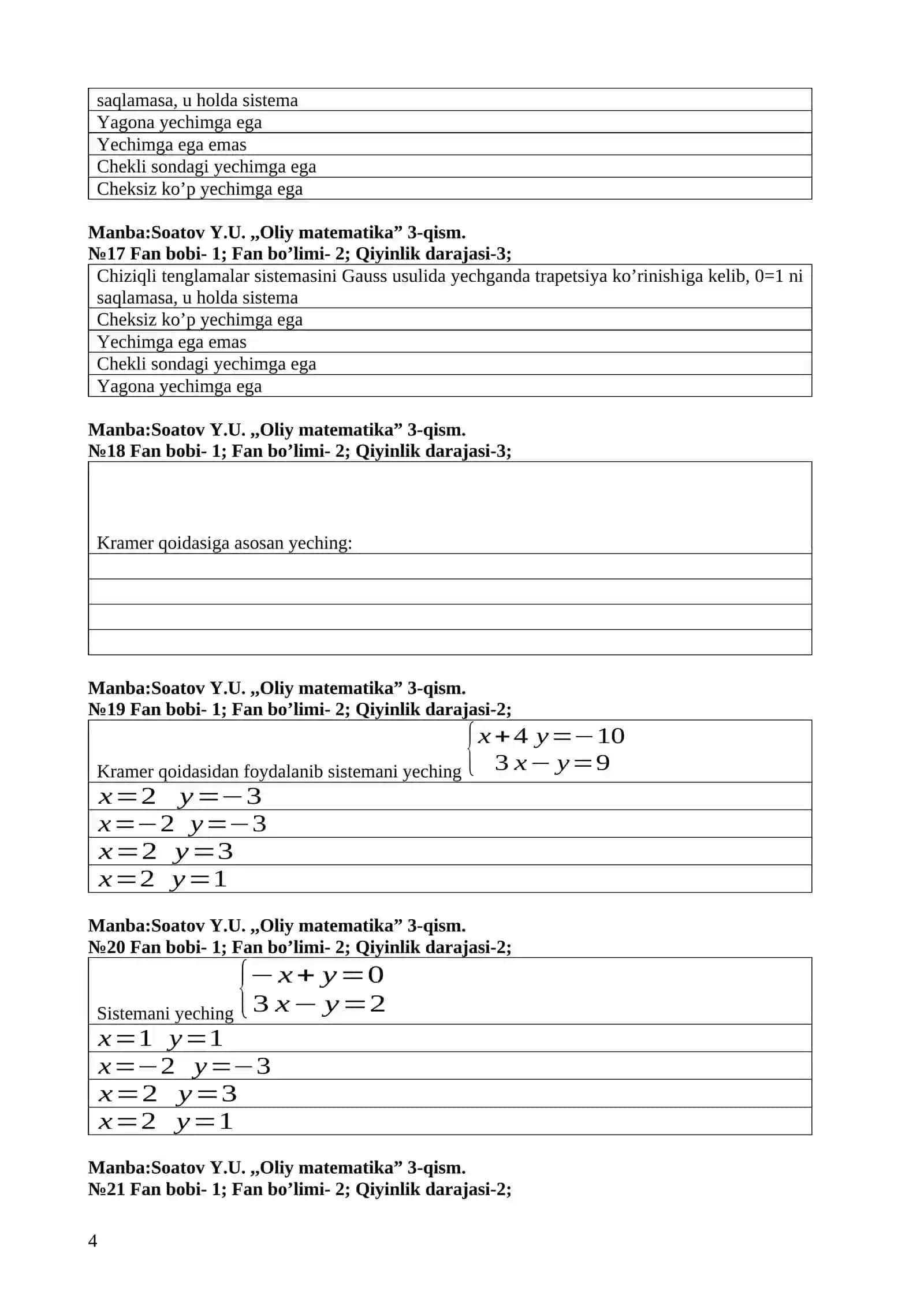 Oliy matematika asoslari 1-qism 4