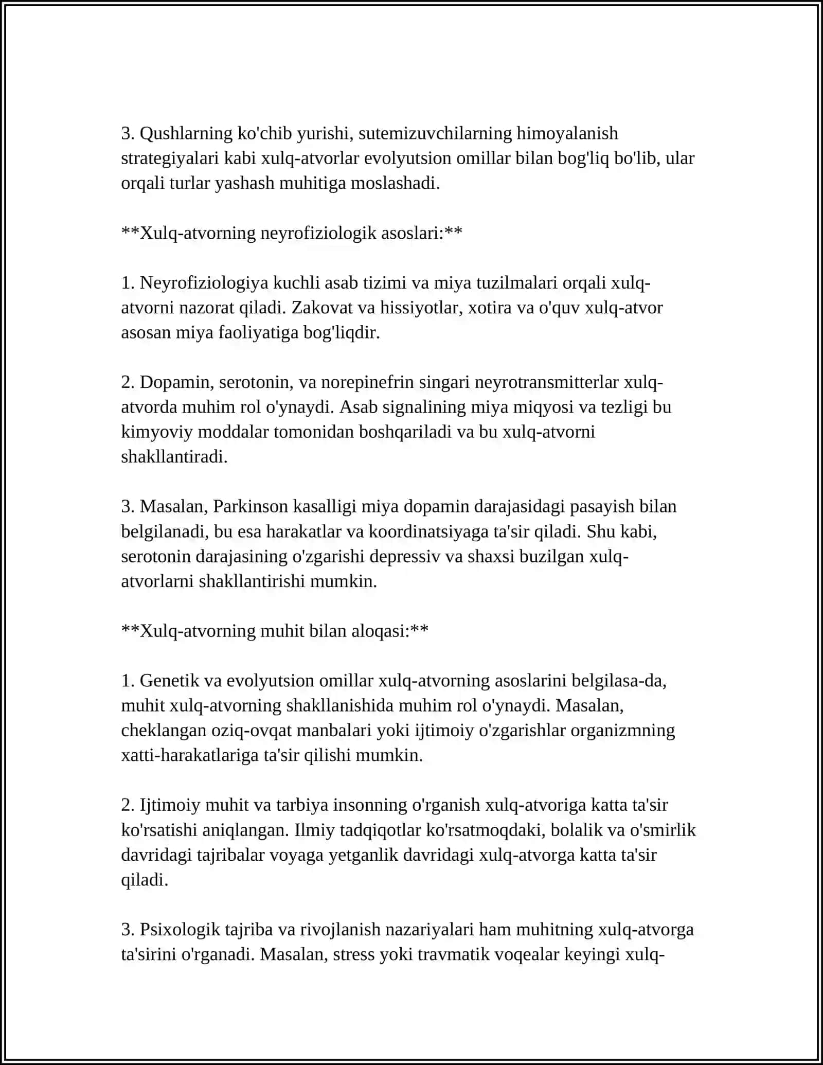 XULQ-ATVORNING PSIXOFIZIOLOGIK ASOSI 4